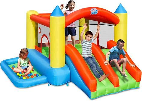 A Bounce House Is The Best Thing About A Backyard Party